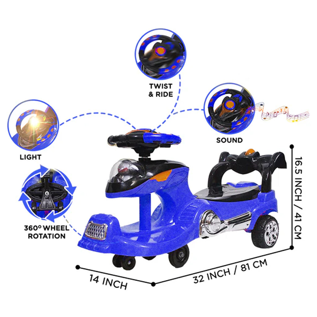 Twinkle N6 Swing Ride On Push Car For Kids Online in Karachi Pakistan Madina Gift