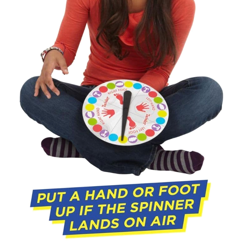 NJ001 Hasbro Classic Twister Game With 2 More Moves Madina Gift