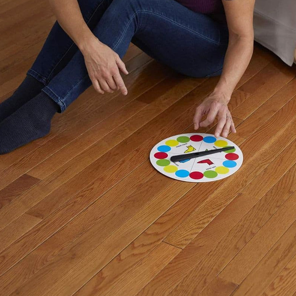 NJ001 Hasbro Classic Twister Game With 2 More Moves Madina Gift