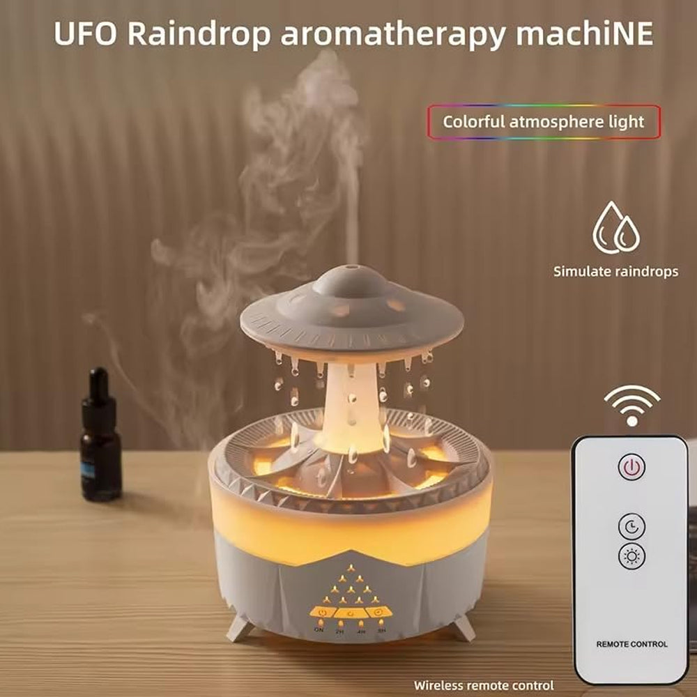 UFO Raindrop Humidifier & Aromatherapy Diffuser Online in Karachi Pakistan Madina Gift