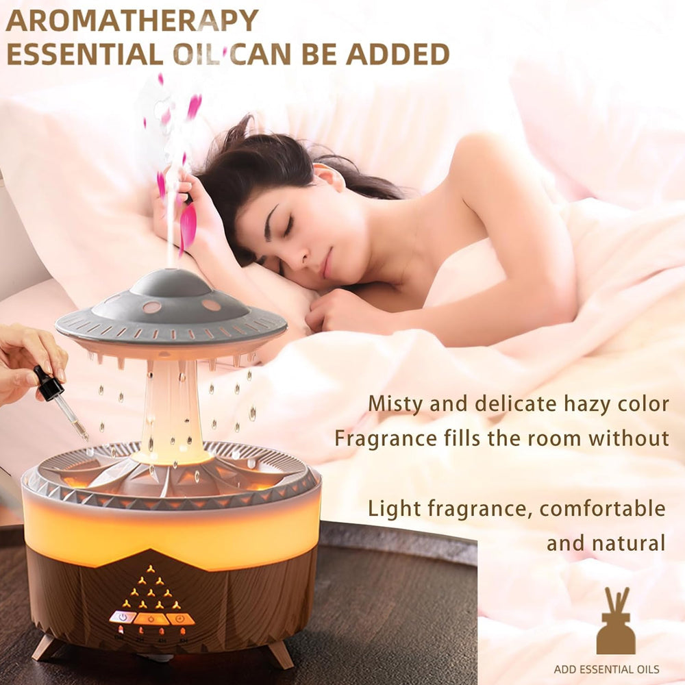 UFO Raindrop Humidifier & Aromatherapy Diffuser Online in Karachi Pakistan Madina Gift