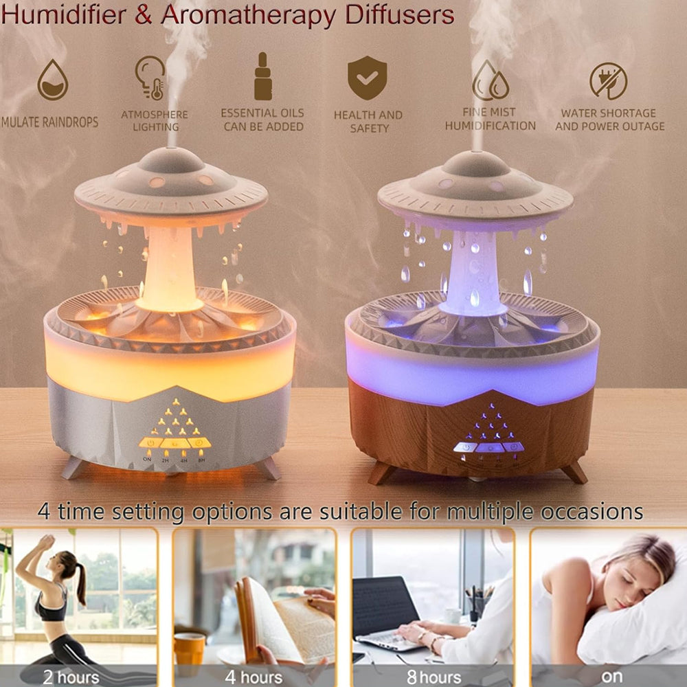 UFO Raindrop Humidifier & Aromatherapy Diffuser Online in Karachi Pakistan Madina Gift