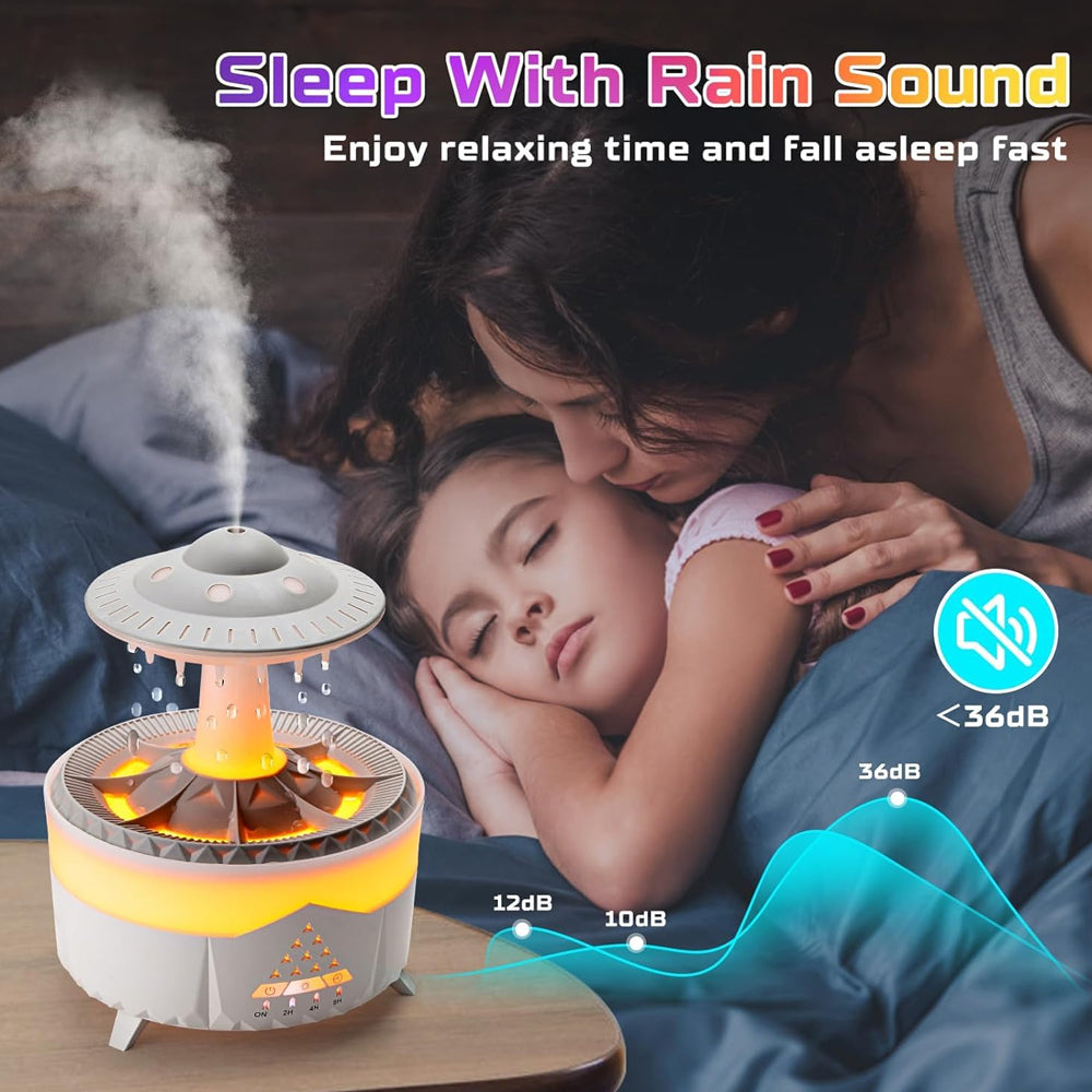 UFO Raindrop Humidifier & Aromatherapy Diffuser Online in Karachi Pakistan Madina Gift