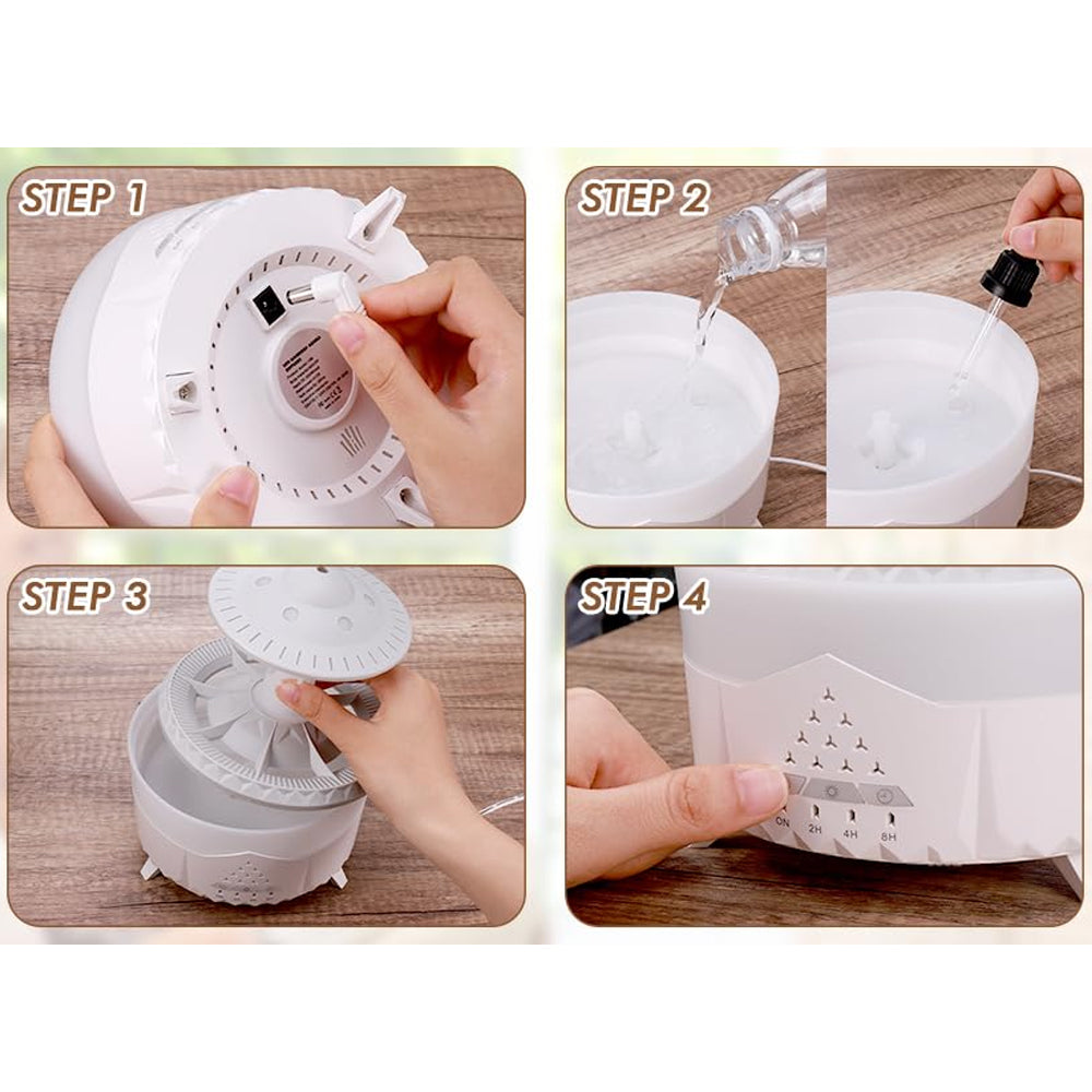 UFO Raindrop Humidifier & Aromatherapy Diffuser Online in Karachi Pakistan Madina Gift