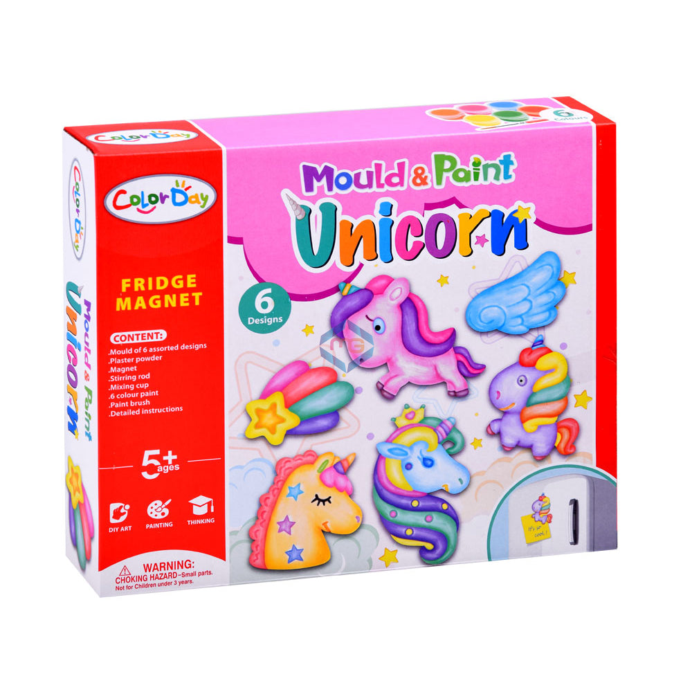 DIY Unicorn Fridge Magnets Mould & Paint - 8544 - Madina Gift