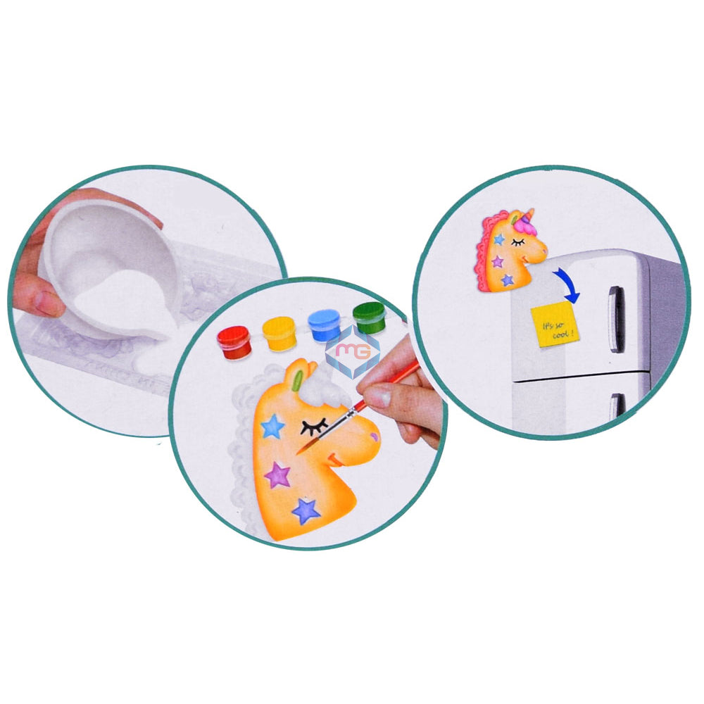 DIY Unicorn Fridge Magnets Mould & Paint - 8544 - Madina Gift