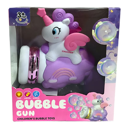 2224 Unicorn Bubble Gun For Children - Madina Gift