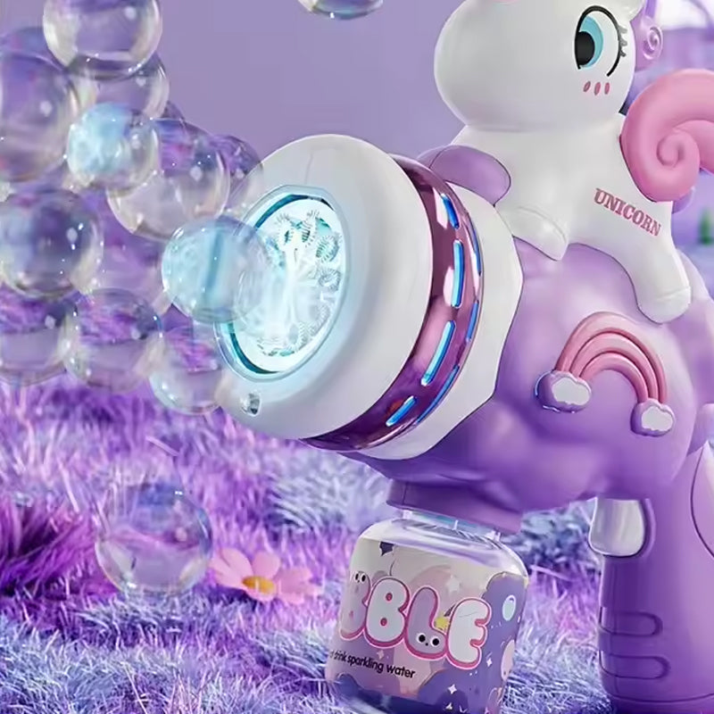 2224 Unicorn Bubble Gun For Children - Madina Gift