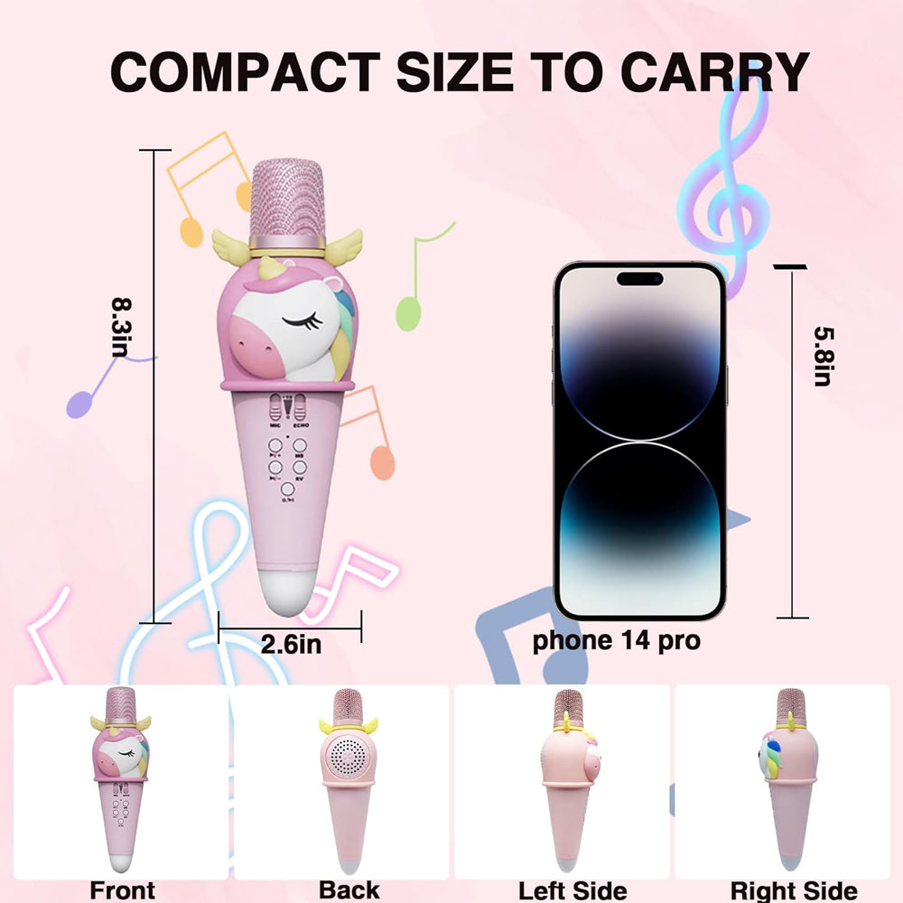 Unicorn Karaoke Microphone With Bluetooth Speaker GMJ9801 Madina Gift