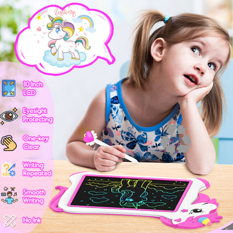 Unicorn Magic Multicolor 10 Inch LCD Writing Tablet Online in Karachi Pakistan Madina Gift