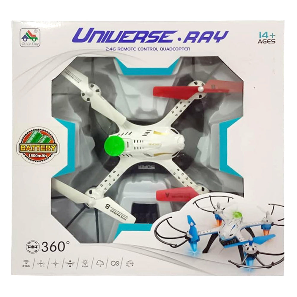 Universe Ray 2.5G RC Quadcopter Drone 6 Axis Gyro H235-1 - Madina Gift Box