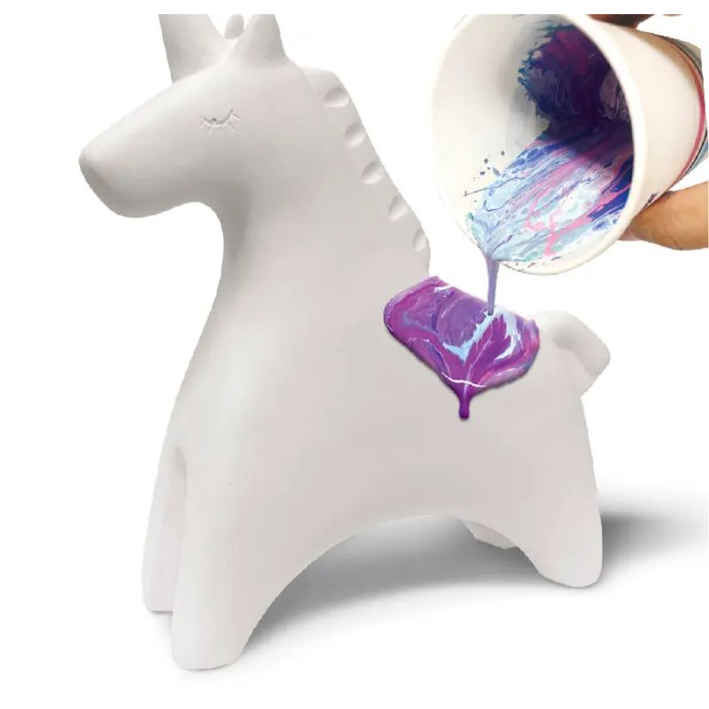 Sew Star Paint Your Own Pouring Art Kit - Experience the Magic of Fluid Painting - Madina Gift