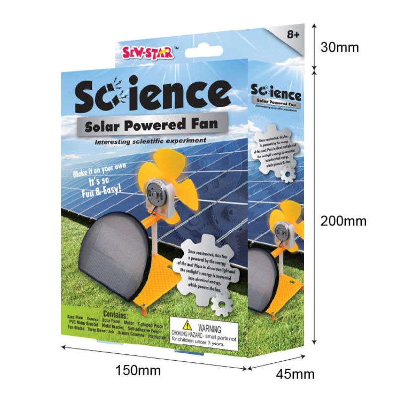 Sew Star Science Solar Powered Fan - Madina Gift