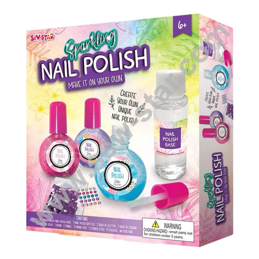 Sew Star Sparkling Nail Polish - Glam up Your Look with Every Stroke Wonder Play, Madina Gift