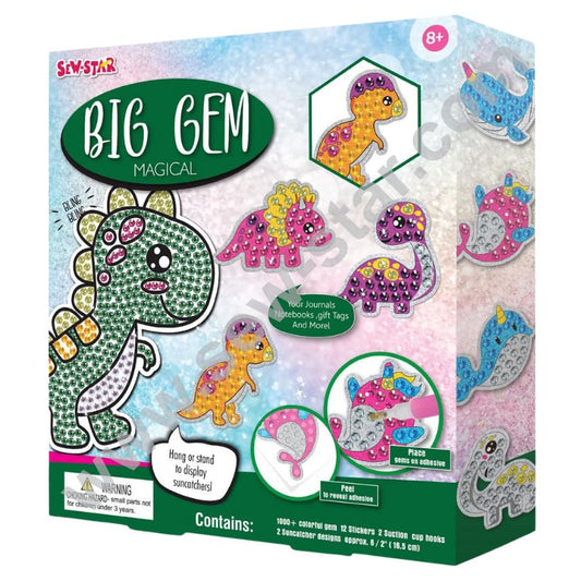 Sew Star Big Gem Magical DIY Craft Kit - Create Enchanting Gemstone Creations - Madina Gift