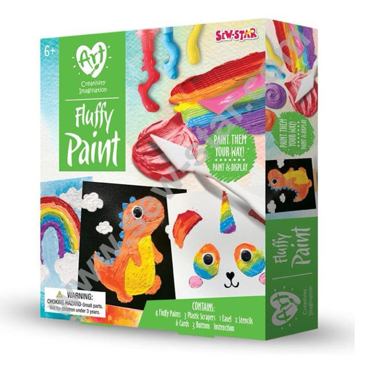 Sew Star Fluffy Paint - Craft, Paint & Display Your Stellar Creations - Madina Gift