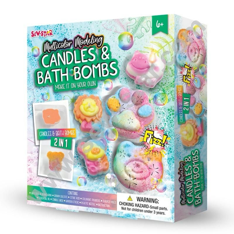 Sew Star Multicolor Modeling Kit - Create Your Own Candles & Bath Bombs - Madina Gift