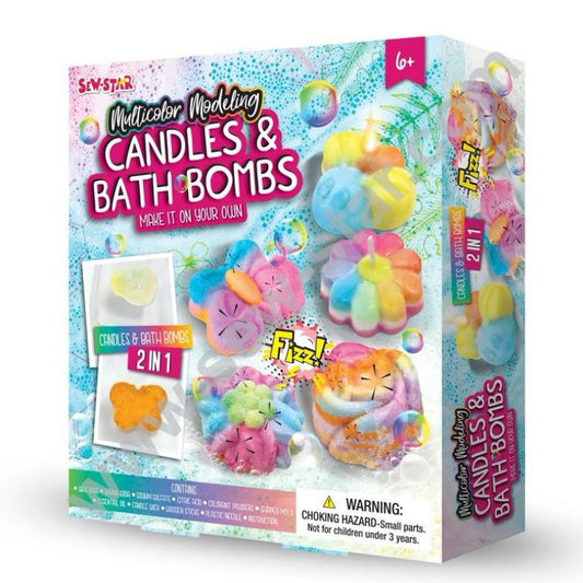 Sew Star Multicolor Modeling Kit - Create Your Own Candles & Bath Bombs - Madina Gift