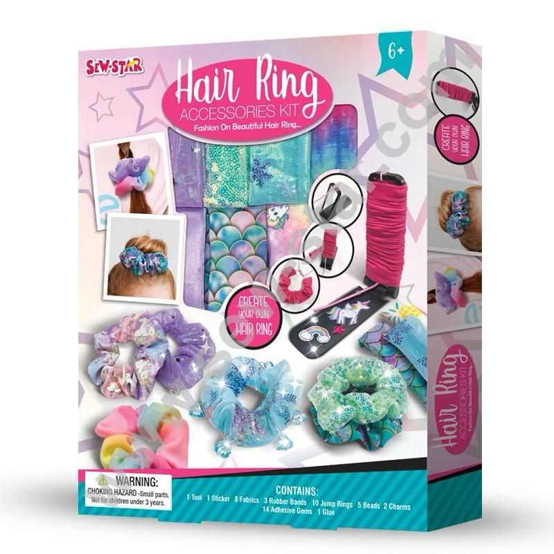 Sew Star Hair Ring Accessories Kit - Madina Gift