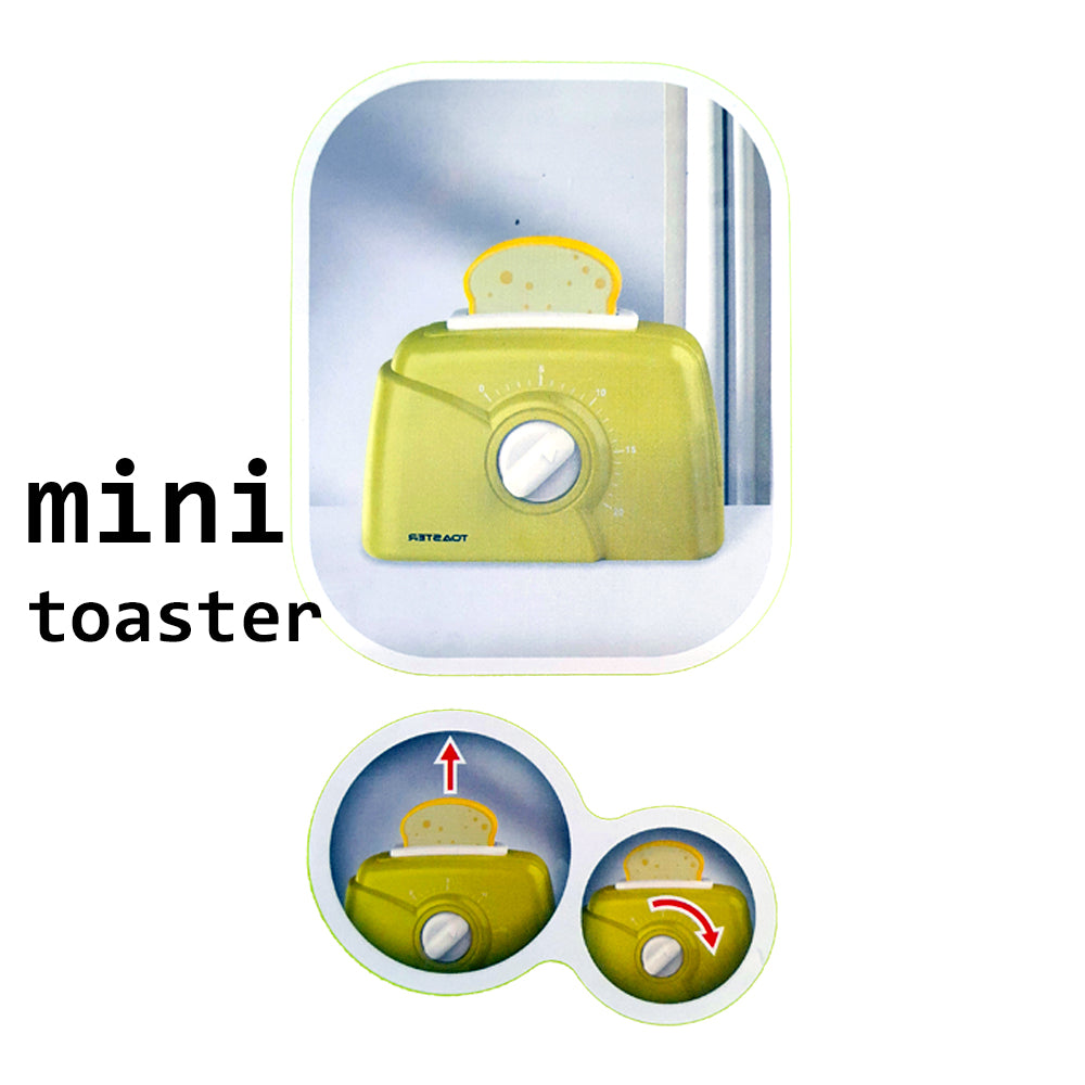 Vanyeh Mini Kitchen Appliances MW5510 4 Pcs Play Set For Kids Madina Gift Mini Toaster