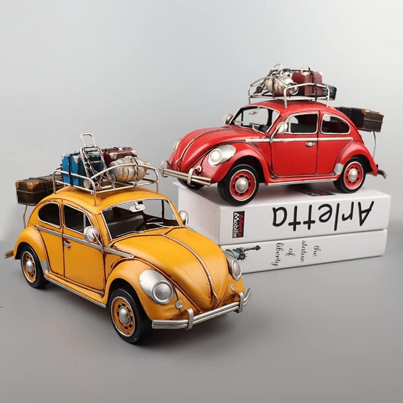 Vintage Volkswagen Beetle Wagon Model Iron Art - Madina Gift