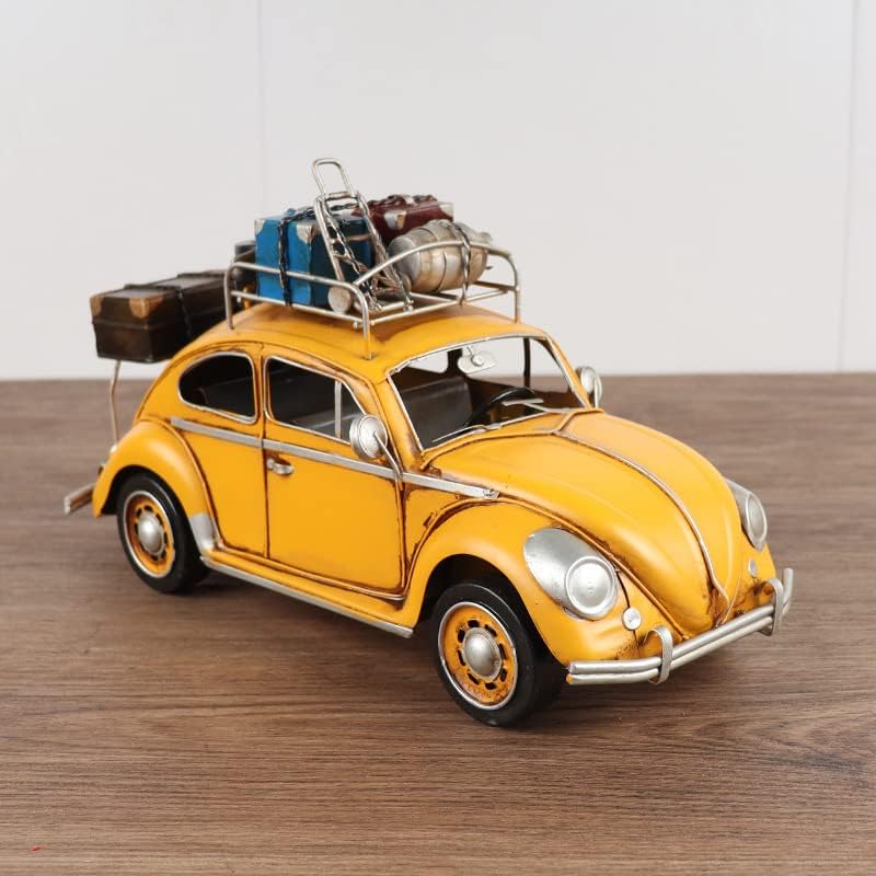 Vintage Volkswagen Beetle Wagon Model Iron Art - Madina Gift