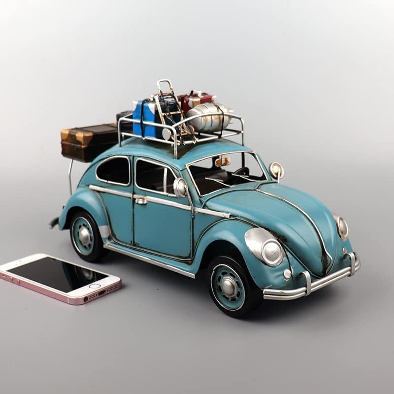 Vintage Volkswagen Beetle Wagon Model Iron Art - Madina Gift