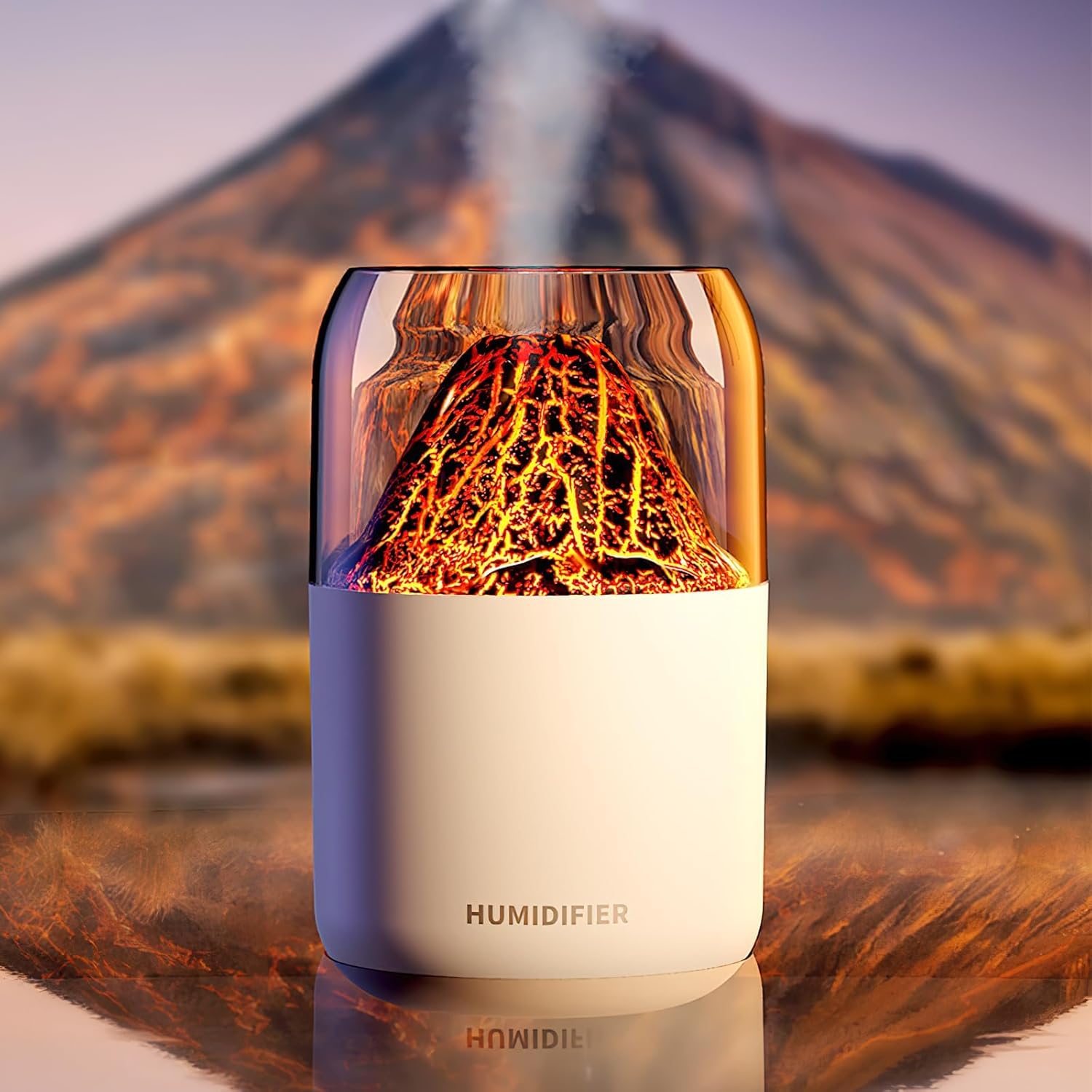 Volcano Air Humidifier with Night Light - Madina Gift