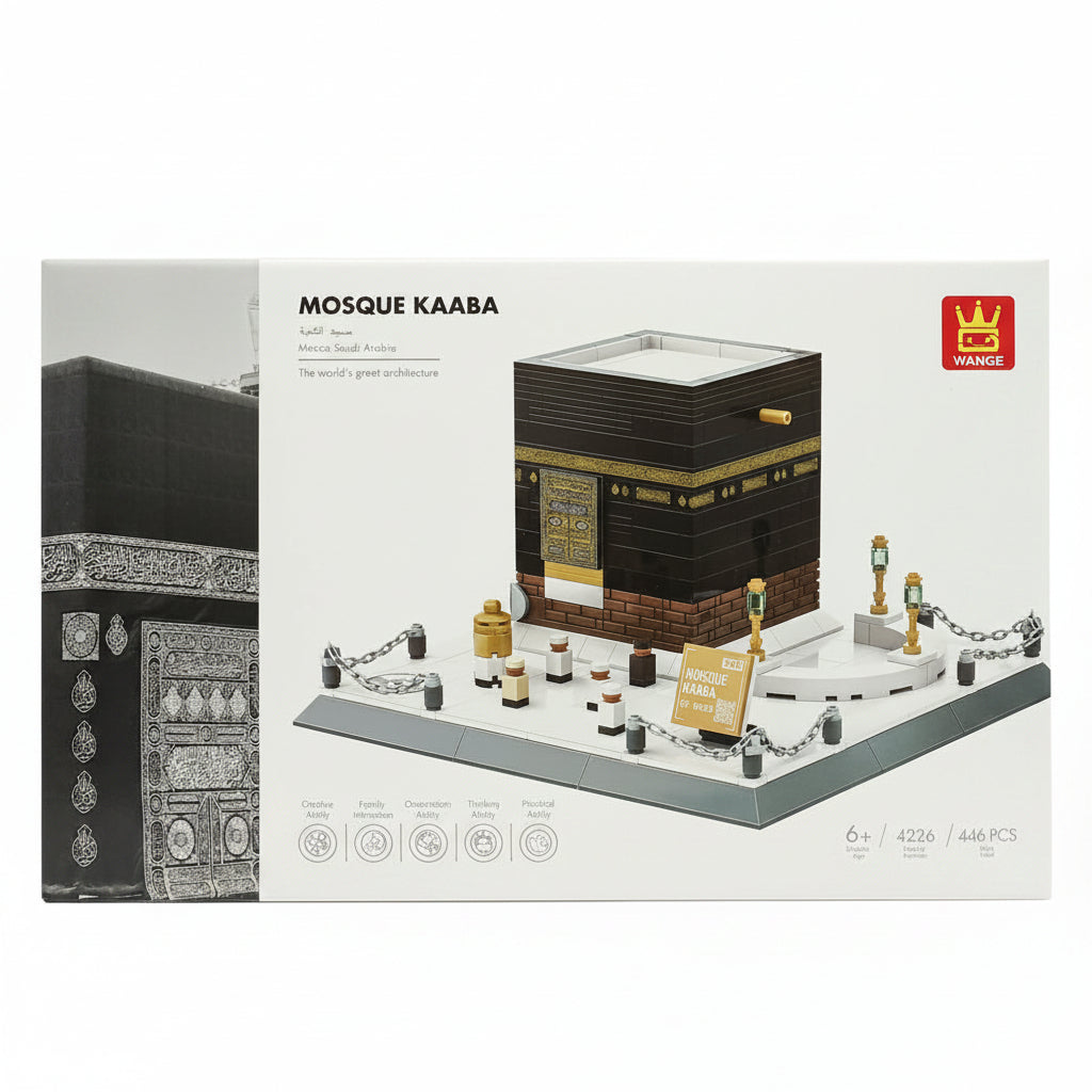 WANGE 4226 Mecca Kaaba Architectural Building Blocks 446 Pieces Set Online in Pakistan Madina Gift Masjid Al Haram