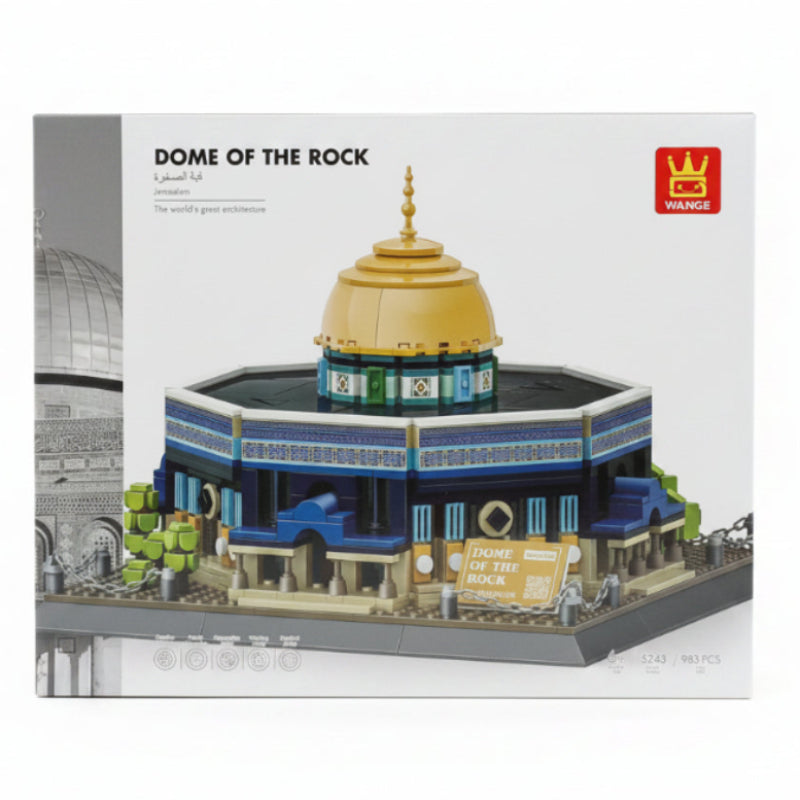 WANGE 5243 Dome of The Rock Architectural Building Block Set 983 Pieces Set Online in Pakistan Madina Gift