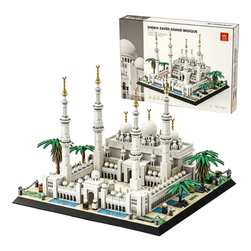 WANGE 5253 Sheikh Zayed Grand Mosque Architectural Building Blocks Set 1463 Pieces Online in Pakistan Madina Gift