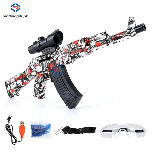 Electrical AK-47 Gel Ball Blaster Gun - RS99-26 - Madina Gift