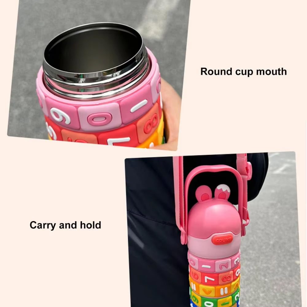 CZMX-30031 Mathematic & Numbers Copo De Vacuo 430 ML Water Bottle Madina Gift