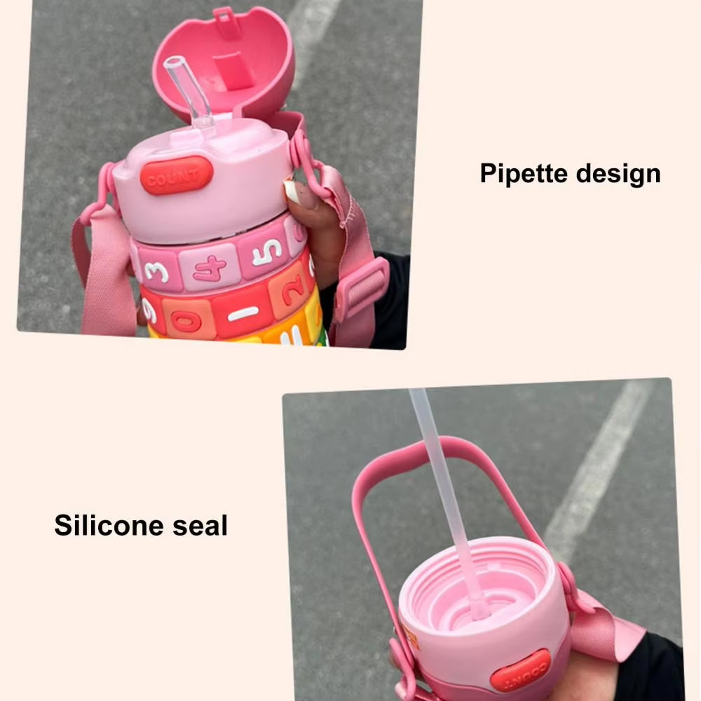 CZMX-30031 Mathematic & Numbers Copo De Vacuo 430 ML Water Bottle Madina Gift