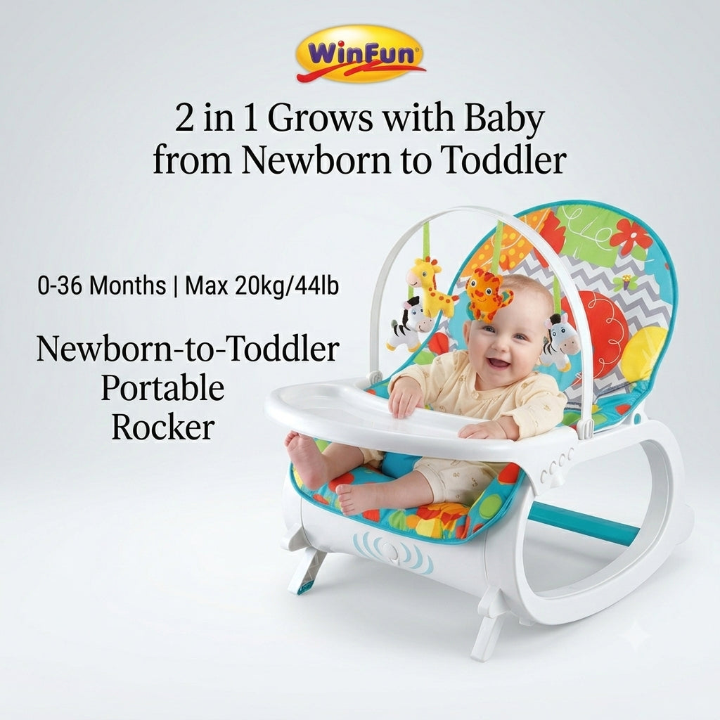 WinFun 2-in-1 Newborn-to-Toddler Portable Rocker & Feeding Chair Online in Pakistan Madina Gift