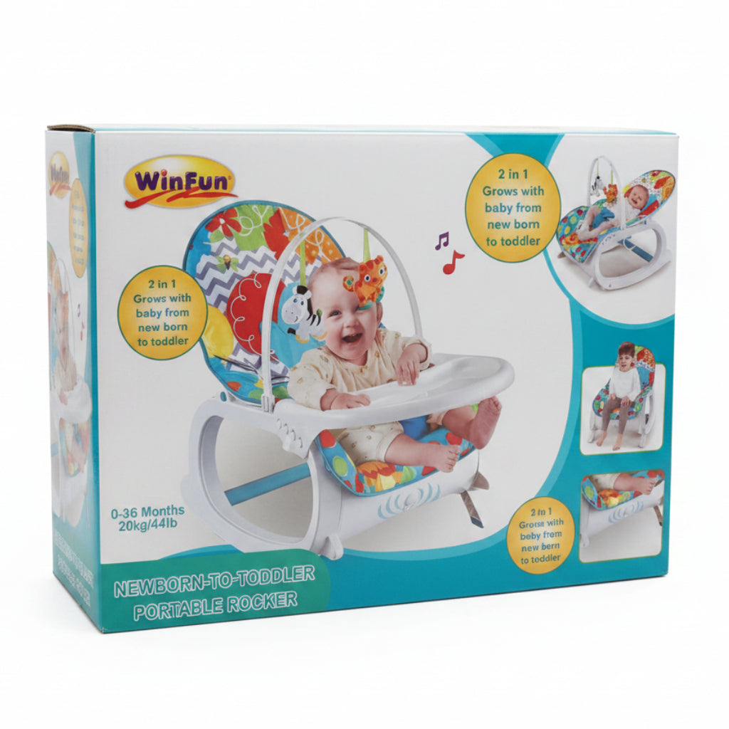 WinFun 2-in-1 Newborn-to-Toddler Portable Rocker & Feeding Chair Online in Pakistan Madina Gift