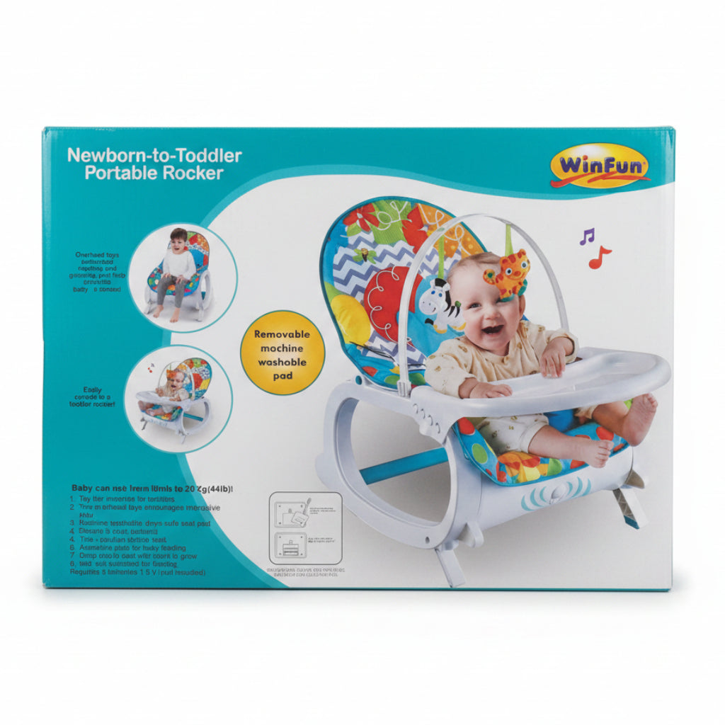 WinFun 2-in-1 Newborn-to-Toddler Portable Rocker & Feeding Chair Online in Pakistan Madina Gift