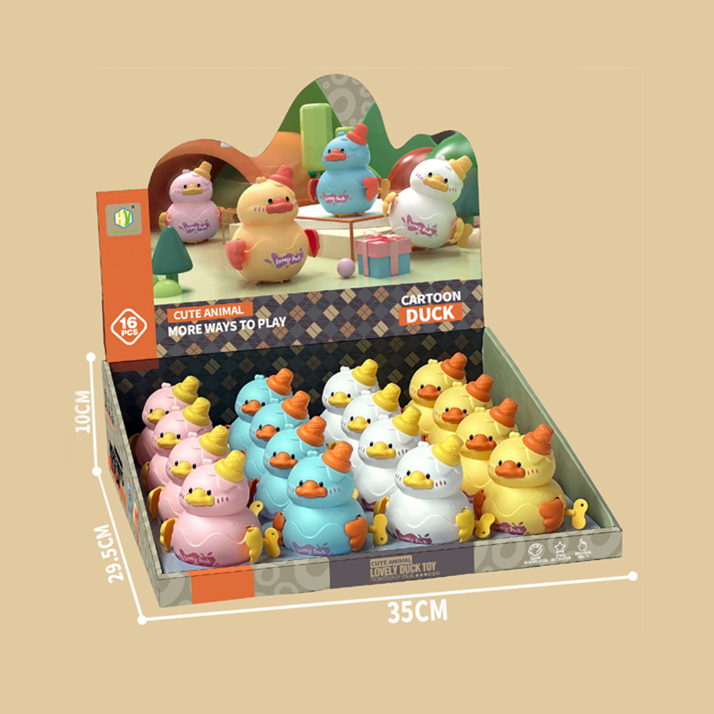 HY799 Cute Friction Wind-Up Duck Madina Gift