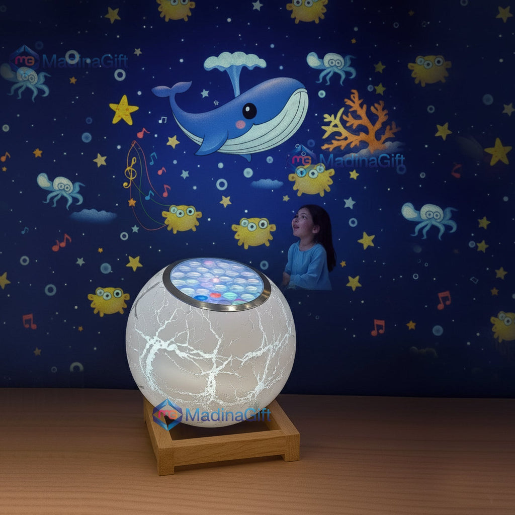 Wireless LED Projector & Bluetooth Speaker Madina Gift