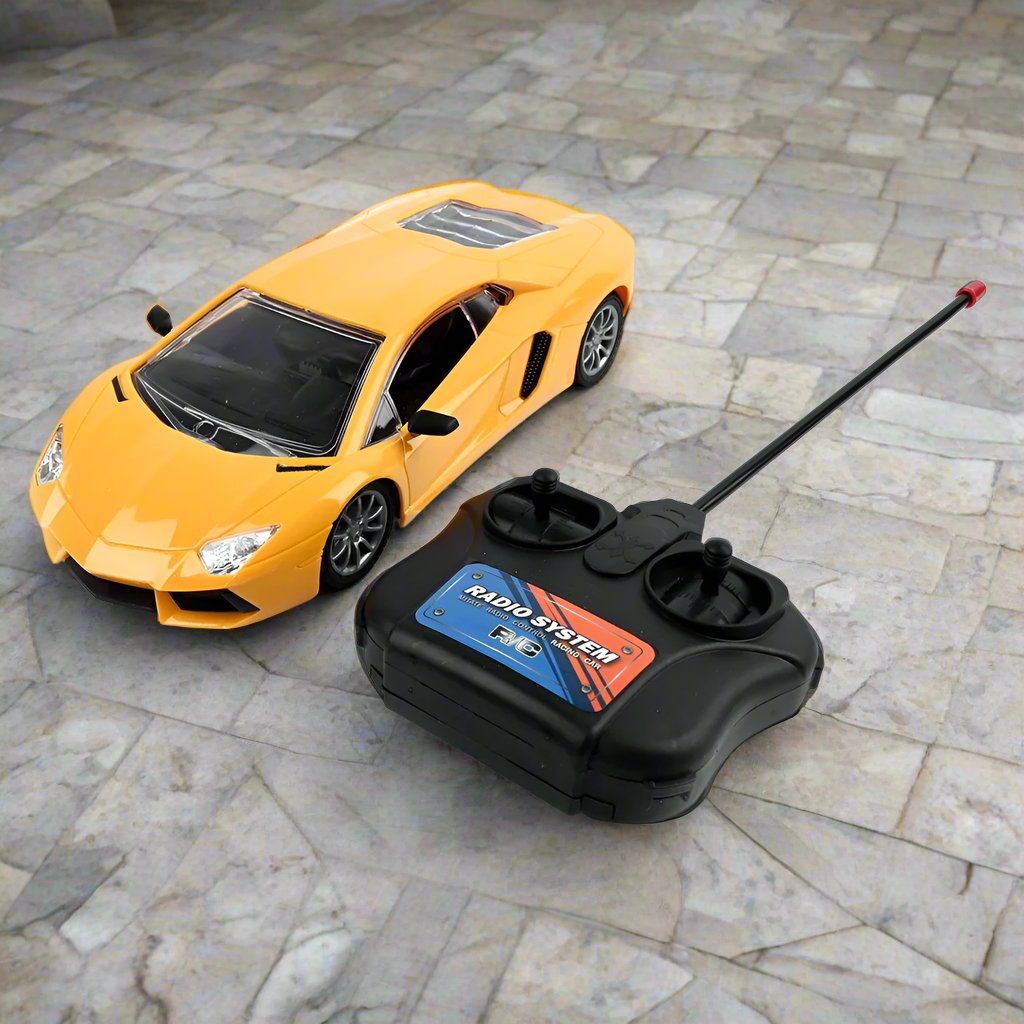 Wonder Play Speed Racing RC Model Car 2033 Yellow 