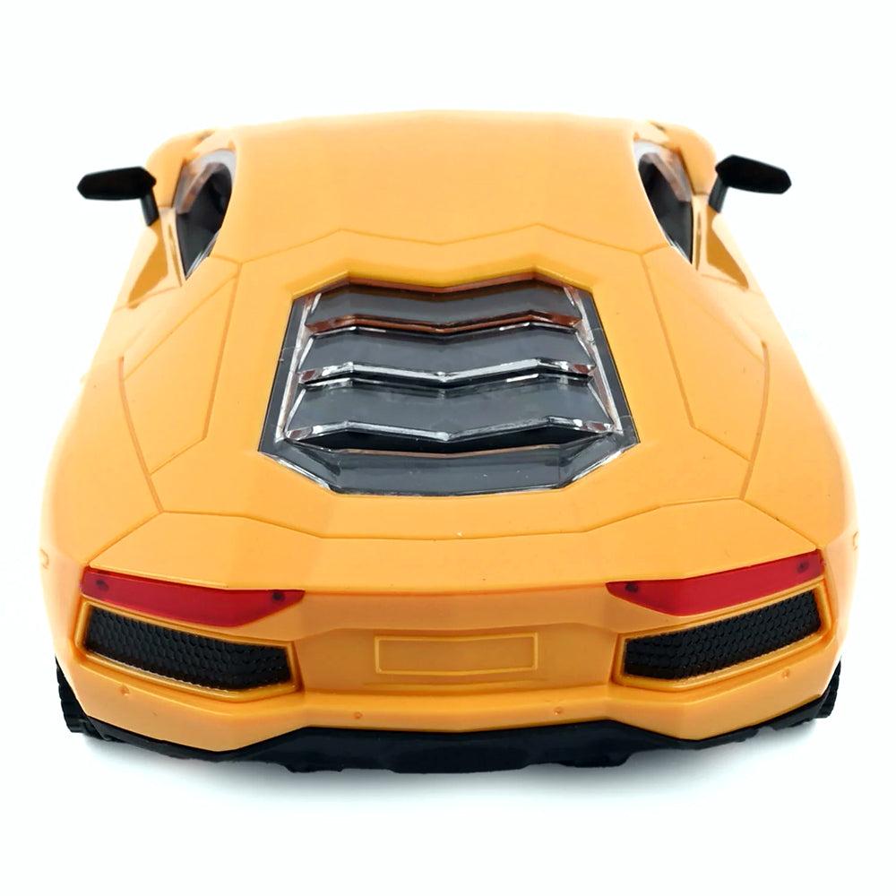 Wonder Play Speed Racing RC Model Car 2033 Yellow Back