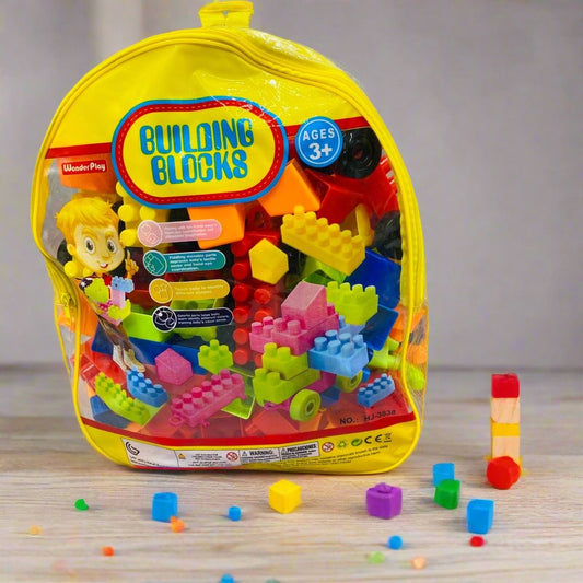 Wonder Play Toy Matic Building Blocks Bag 3838 Madina Gift