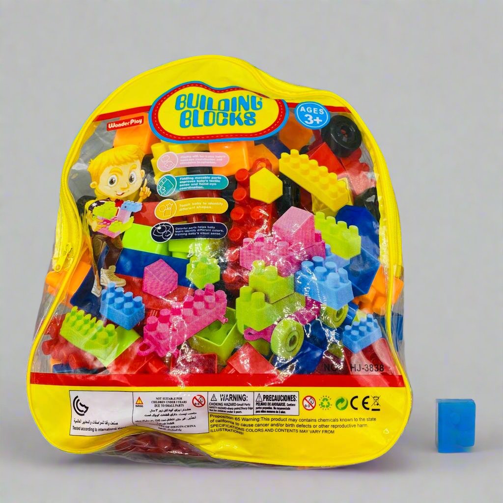 Wonder Play Toy Matic Building Blocks Bag 3838 Madina Gift