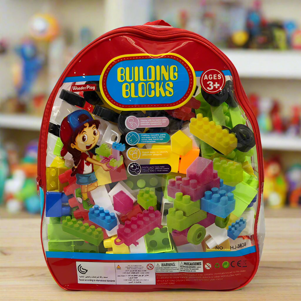 Wonder Play Toy Matic Building Blocks Bag 3838 Madina Gift