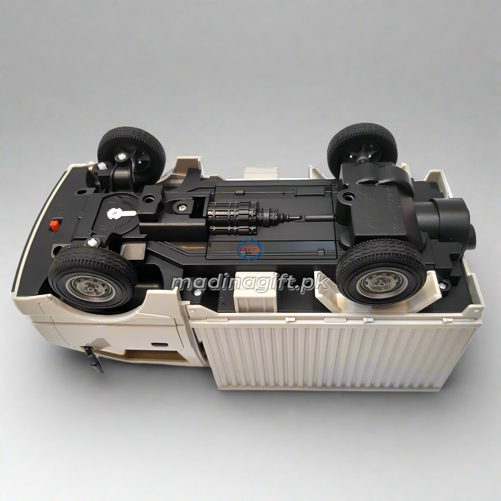 XBAOTEC XB1167 - RC Suzuki Ravi Scale Model 1:16 With Container, Hand Gesture Sensor & Smoke - Madina Gift Upside Down