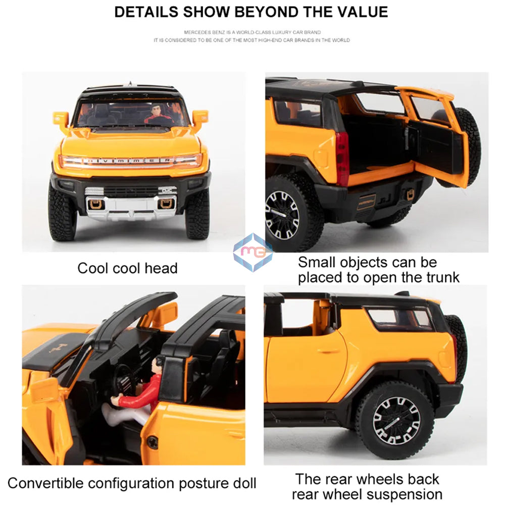 Hummer New Energy Convertible Die-Cast Model SUV - C2419 - Madina Gift