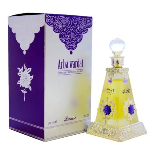 Rasasi Arba Wardat Concentrated Perfume Oil Attar - 30 ML - Madina Gift