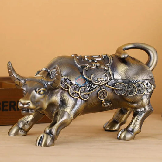 Vintage Bull Decorative Windproof Ashtray - Madina Gift