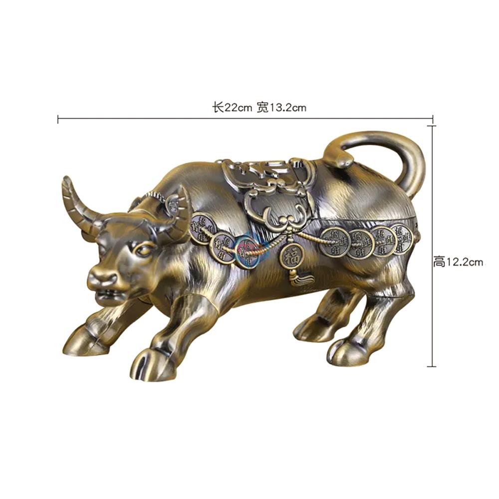 Vintage Bull Decorative Windproof Ashtray - Madina Gift