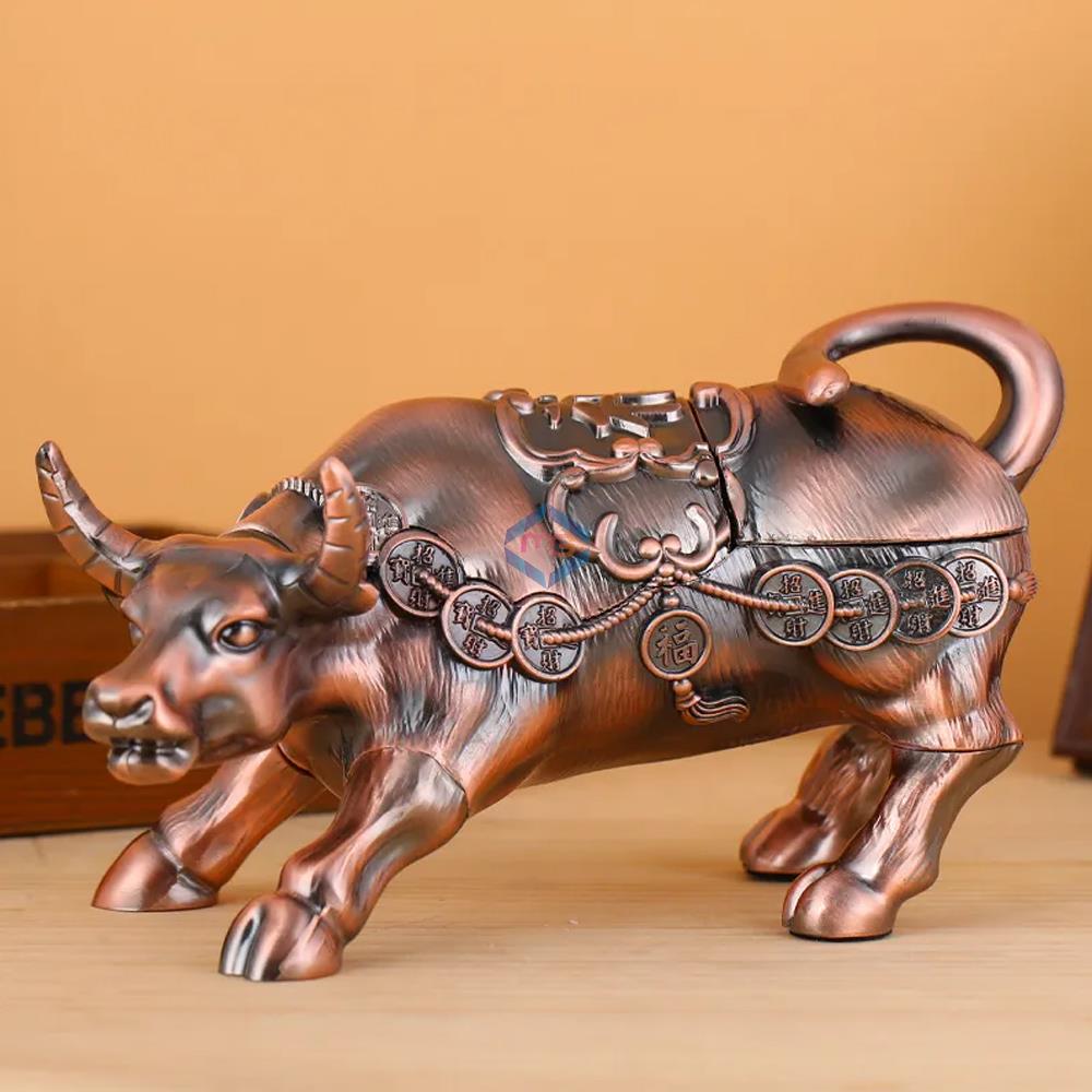 Vintage Bull Decorative Windproof Ashtray - Madina Gift